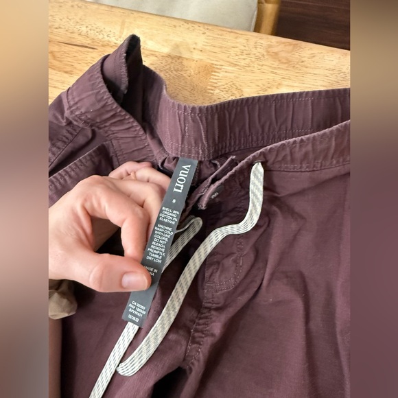 Vuori Ripstop Climber Pant Mens small Burgundy Slim Fit - Picture 7 of 8